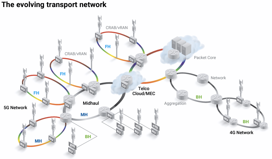 The evolving transport network