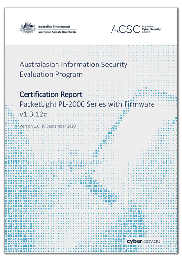 ACSC EAL2 Certification Awarded to PacketLight 100G & 200G Layer-1 Encryption Suite