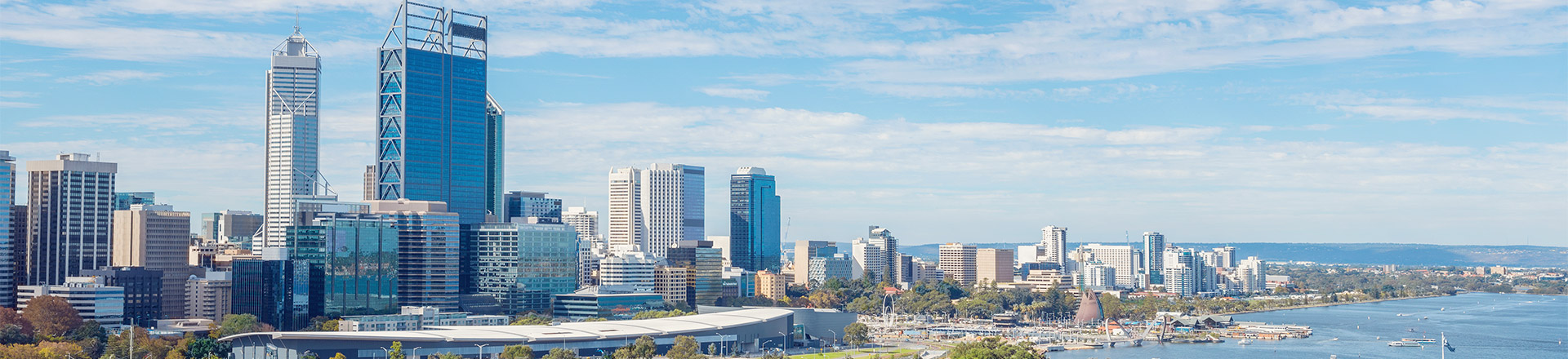 City view of Perth, Western Australia