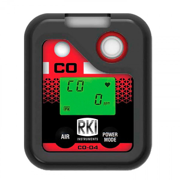 RKI CO-04C CO with H2 elimination Single Gas Monitor - Pocket Size - 73-0067