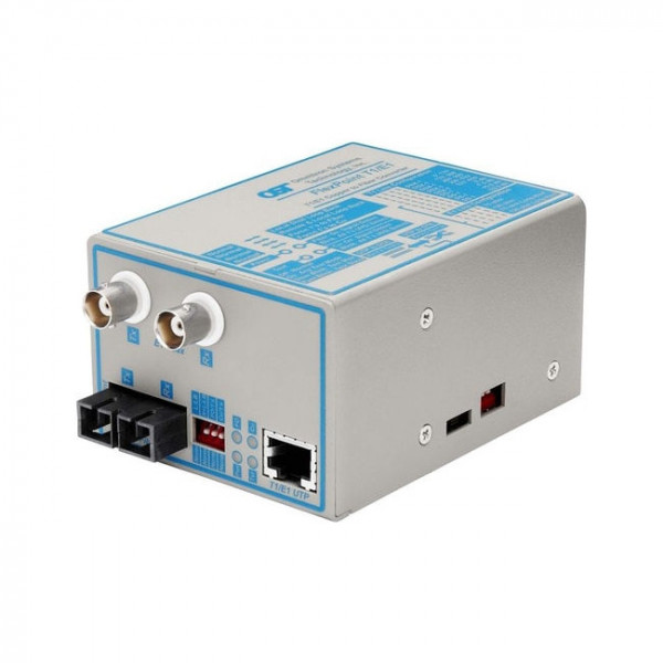 OST 1X T1/E1 Coax+RJ45 / Fibre FlexPoint T1/E1 SC SM 1310 30KM