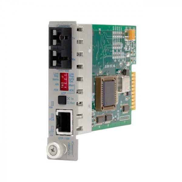 OST 100 BASE-TX 100BASE-FX Ethernet iConverter Fibre SC MM 1310nm 5KM