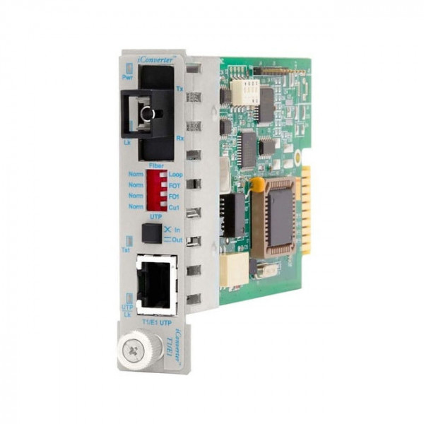 OST 1X T1/E1 RJ45/RJ48 Copper Fibre iConverter SC SM SF 15/13 40KM