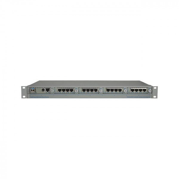 OST iConverter T1 E1 MUX + GIGE to SC SM 1310nm/34K 48VX2