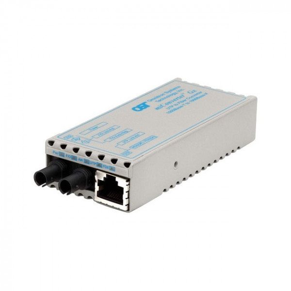 OST 1000 BASE-T LX Gigabit Ethernet MiConverter Fibre ST SM 1310nm 12KM