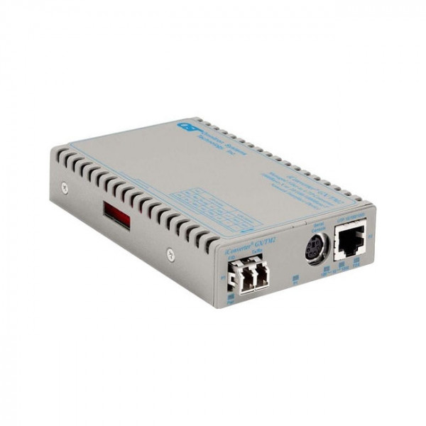 OST iConverter 10/100/1000T-1000LX LC/MM 850nm/220MKM w/Mgmt TT INT AC Wide