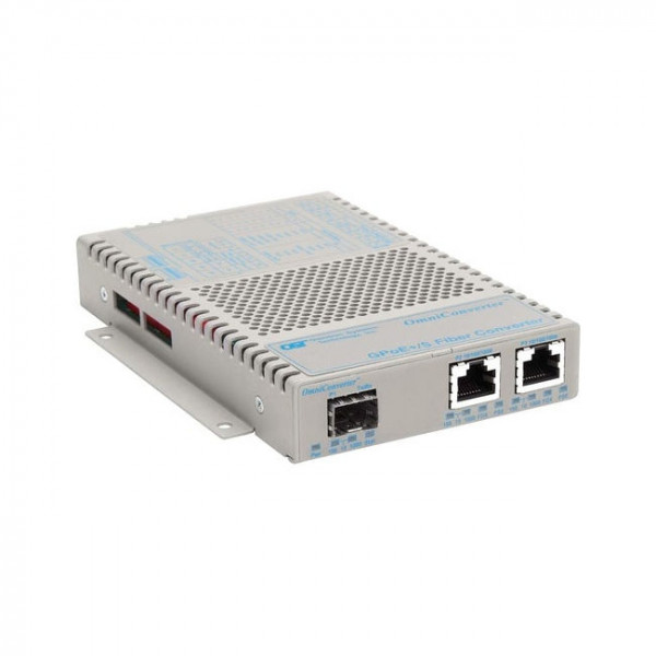 OST 10/100/1000 2X / 1000X US Wide OmniConverter GPoE+/S 2X SFP Port