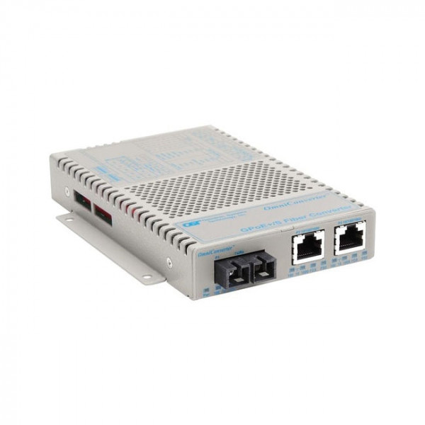 OST 10/100/1000 2X / 1000X US Wide OmniConverter GPoE+/S SC MM850 550M