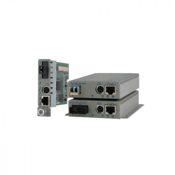 OST iConverter 10/100T to 100FX SC SM 1310/30KM Module Univ VAC w/ Mgmt