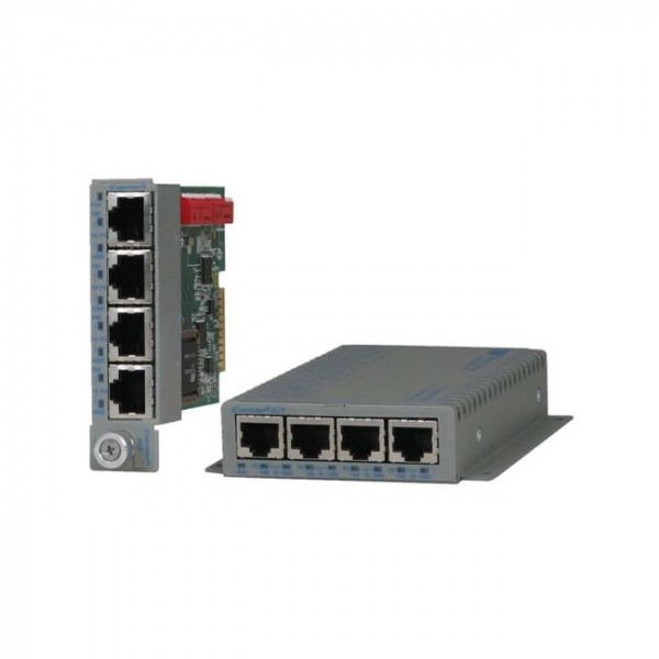 OST 10/100/1000 BASE-T 4Port Switch iConverter 4GT Ethernet VLAN Module