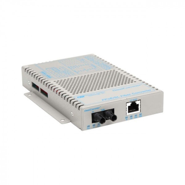 OST 10/100 / 100FX US Pwr Wide Temp OmniConverter FPoE/SL ST MM1310 5KM