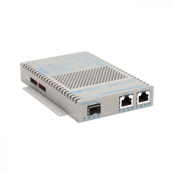 OST 10/100 2X / 100FX US Pwr Cord OmniConverter FPoE/S 1X SFP Port
