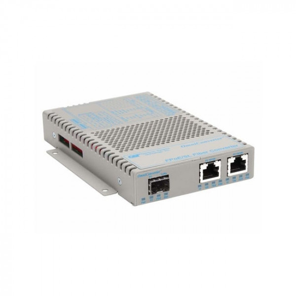 OST 10/100T 2X / 100FX US Wide Temp OmniConverter FPoE/SL 1X SFP Port