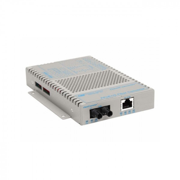OST 10/100 / 100FX 48VDC Wide Temp OmniConverter FPoE+/S STSM1310 60KM