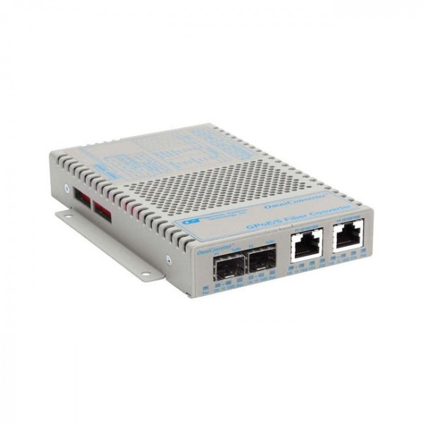 OST 10/100/1000 2X / 1000X US Wide OmniConverter GPoE/S 2X SFP Port
