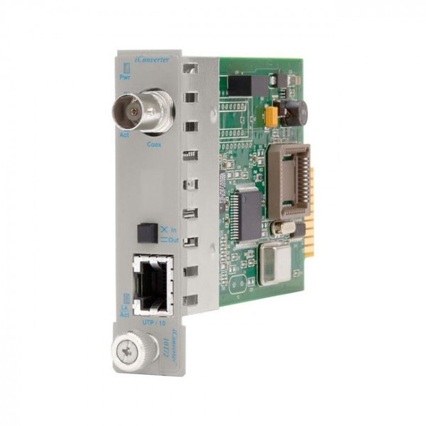 OST 10 BASE-T 10BASE-2 Ethernet iConverter 10/T2 RJ45 to Coax