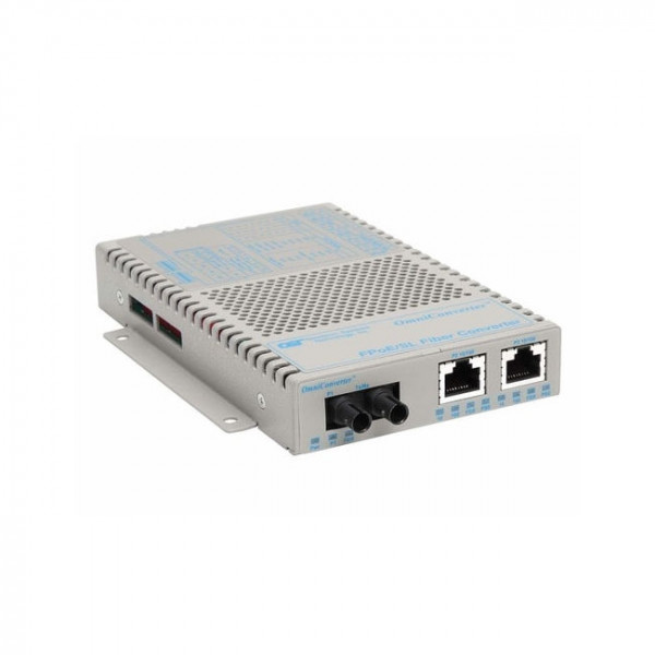 OST OmniConverter FPoE/SL 2X10/100T PoE/ PSE-100FX/ST/MM AC /1310/5KM
