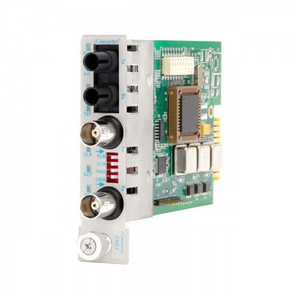 OST 1310nm T3/E3 Coax Dual Fibre iConverter T3/E3 ST MM 5KM DS3