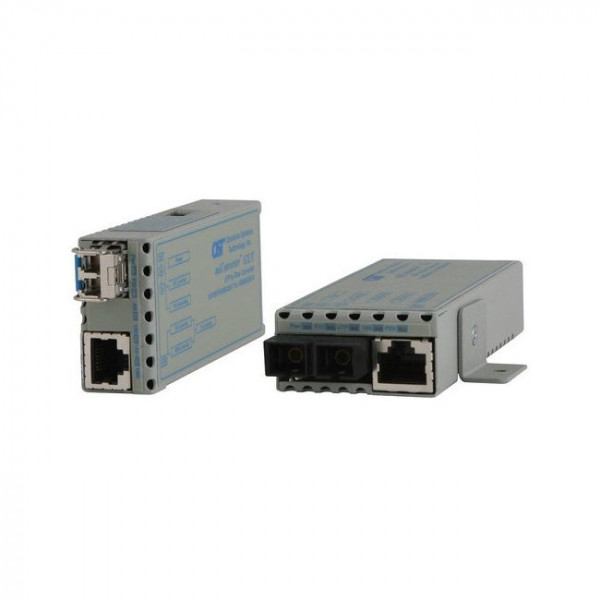 OST 10/100/1000BT RJ45-1000B-X SFP MiConverter GXT with Univ AC PS
