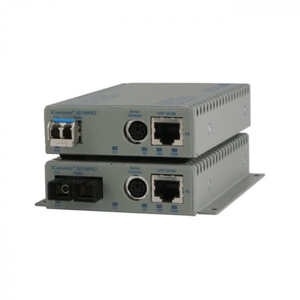 OST iConverter 10/100T-100FX LC/SM 1310nm/30KM Table Top AC PS Mgmt