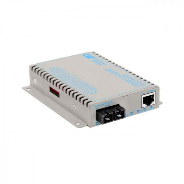 OST iConverter 10/100/1000 Gigabit Ethernet Fibre SC/SM/12KM US AC Pwr
