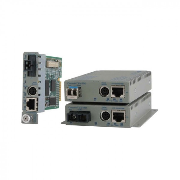 OST iConverter 10/100/1000T-1000LX LC/SM/12KM w/ Mgmt TableTop AC Wide