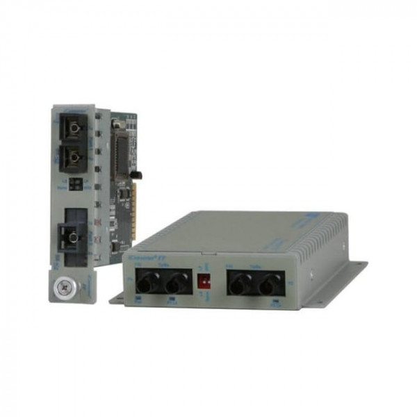 OST iConverter 1000B-X SC-MM/SC-SM 850nm/220M 1310nm/12KM WM AC Univ