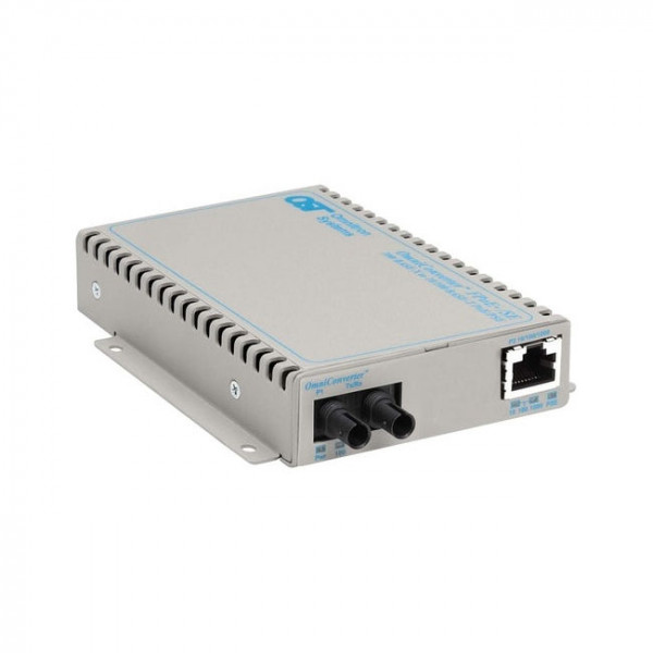 OST 10/100/1000 to Fast ETH Fibre OmniConverter FPoE+/SE ST MM US AC