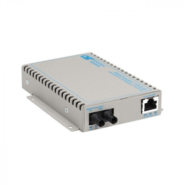 OST 10/100/1000 to Fast ETH Fibre OmniConverter FPoE/SE ST MM US AC