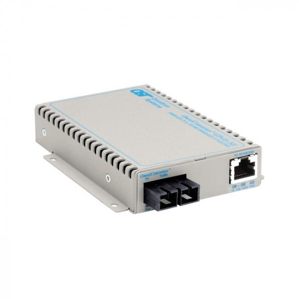 OST 10/100/1000 to Gigabit Fibre OmniConverter GPoE+/SE SC MM US AC