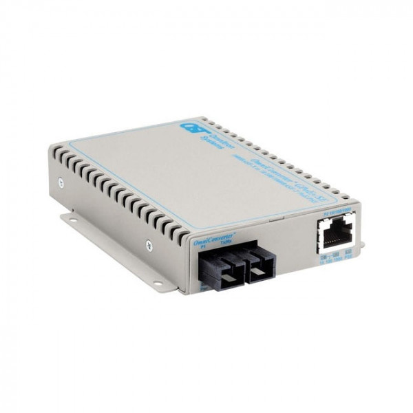OST 10/100/1000 to Gigabit Fibre OmniConverter GPoE+/SE SC SM US AC