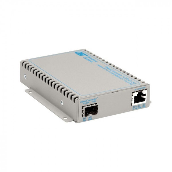 OST 10/100/1000 to Gigabit Fibre OmniConverter GPoE+/SE SFP US AC