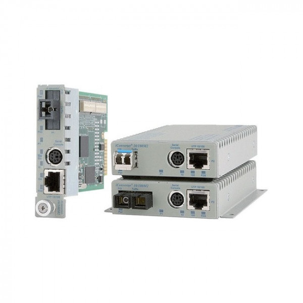 OST iConverter 10/100T to 100FX SC/ MM 10/100M2 Mgmt Univ AC Wide Temp