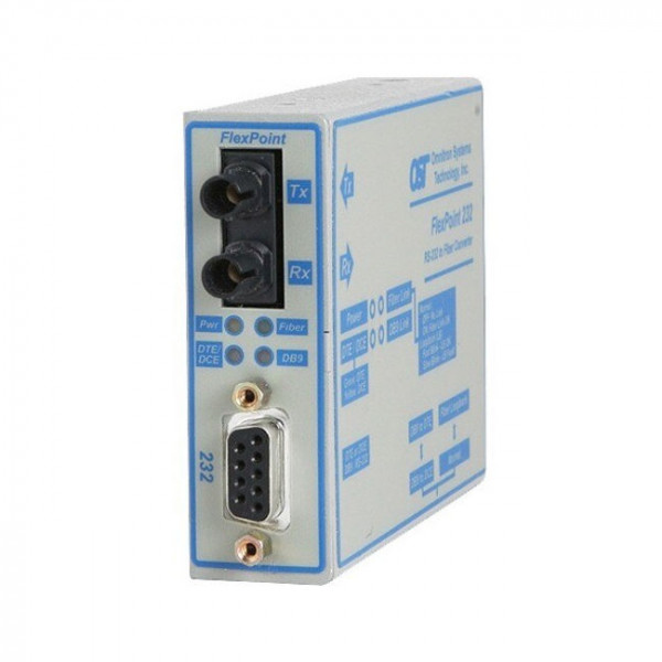 OST FlexPoint RS-232 DB-9 Serial to Fibre LC MMF 1310 5KM No Pwr
