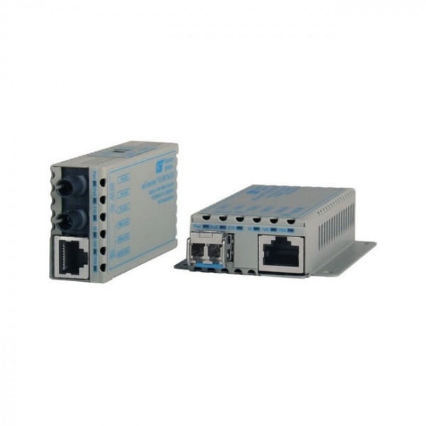 OST MiConverter 10/100 BT to 100X SFP Fibre PoE/PD 9-60VDC Ext Temp