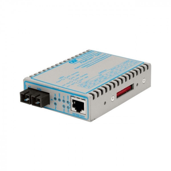 OST 10/100/1000BT-1000BLX SM/SC 1310nm/12KM AC Wide Temp FlexPoint