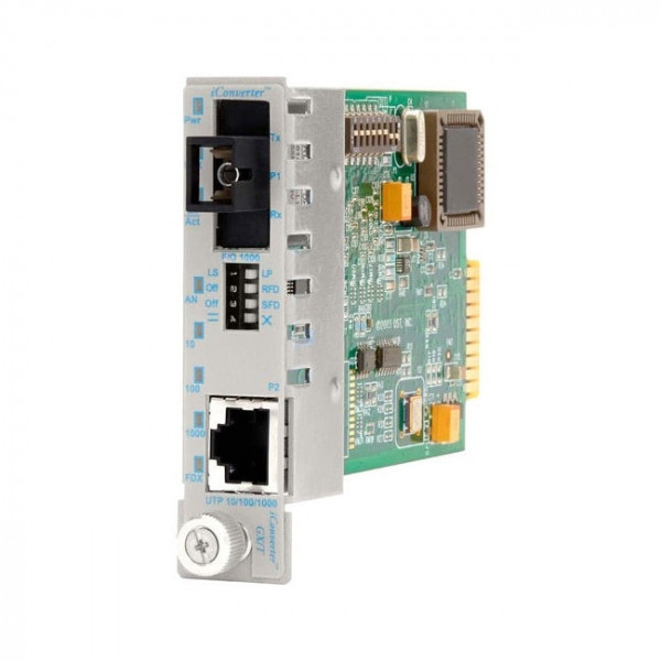 OST 10/100/1000 BASE-T BX Ethernet iConverter Fibre SC SM 15/13nm 20KM