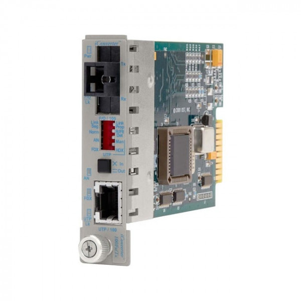 OST 100 BASE-TX 100BASE-FX Ethernet iConverter Fibre SC SM 1.3/1.5 20KM