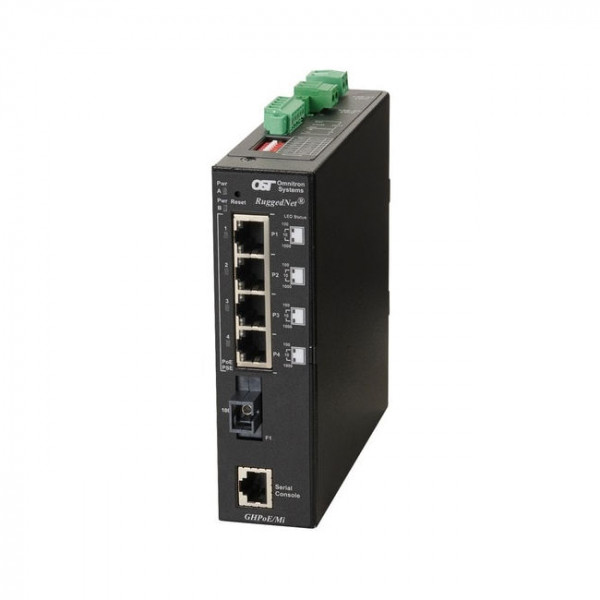 OST RuggedNet GHPoE/MI 60W SC SM SF 4X 10/100/1000T - 1000X 13/15 2DC