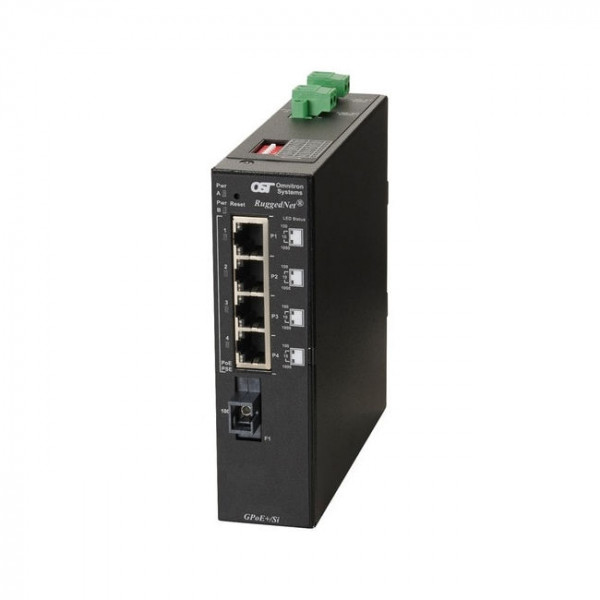 OST RuggedNet GPoE+/SI SC SM SF 2DC 4X 10/100/1000T - 1000X 13/15 20KM