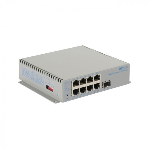 OST OmniConverter GPoE+/SX 8X 10/100/1000T - 1000X SFP DC Ext
