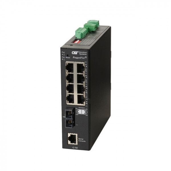 OST RuggedNet G/MI SC MM 550M 850nm 8X 10/100/1000T 1000X DC Ext