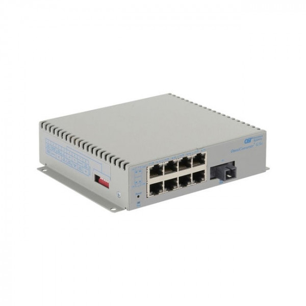 OST OmniConverter G/SX SCSM SF 20KM 8X 10/100/1000T 1000X 13/15 AC ET