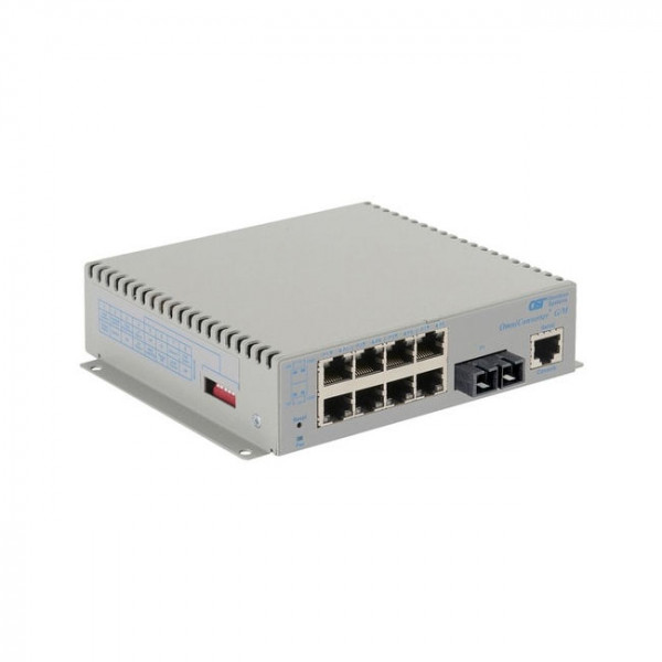 OST OmniConverter G/M SC MM 550M 8X 10/100/1000T to 1000X US AC