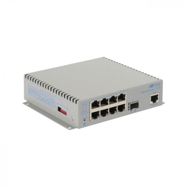 OST OmniConverter G/M SFP Ext Temp 8X 10/100/1000T 1000X SFP US AC