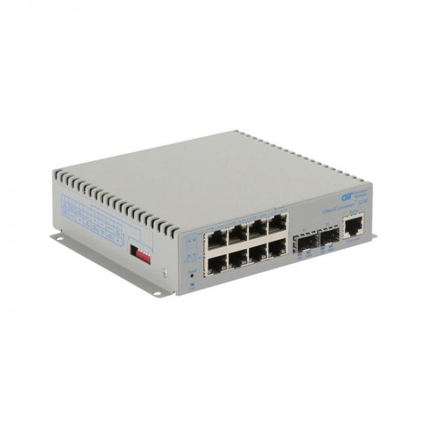 OST OmniConverter G/M 2X SFP 8X 10/100/1000T 2X 1000X SFP DC