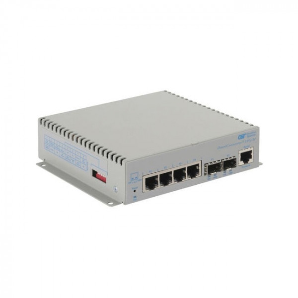 OST OmniConverter 10G/M Switch AC 2X1G/10G SFP+ to 8X 10/100/1000T