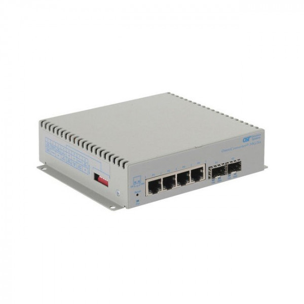 OST OmniConverter 10G/SX DC Wide 2X1G/10G SFP+ to 4X 10/100/1000T