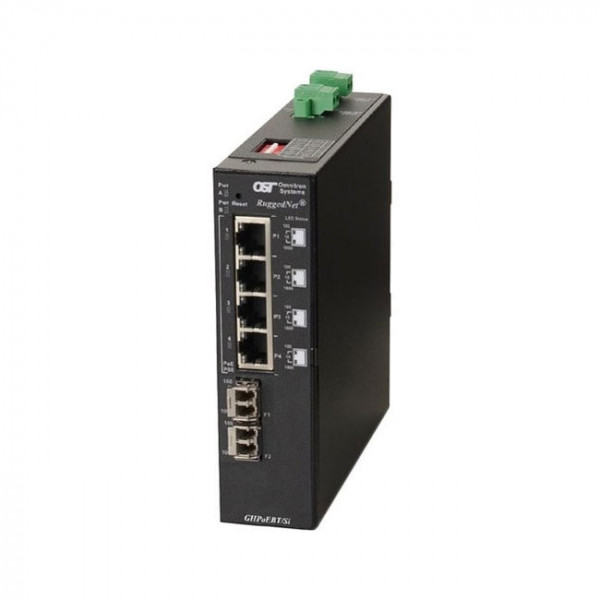 OST RuggedNet GHPoEBT/SI 100W 4X 10/100/100T - 2X 10/100/1000T DC