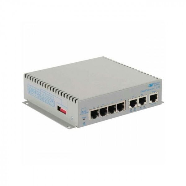OST OmniConverter G/M AC with Cord 4X 10/100/1000T to 2X 10/100/1000T